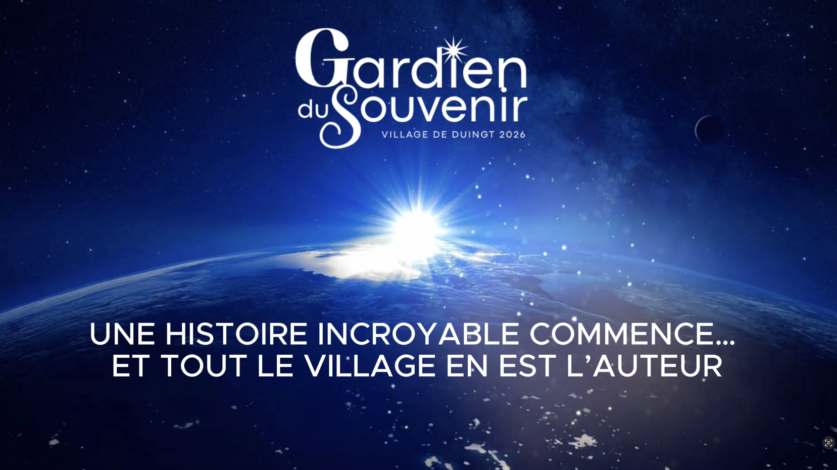 Une histoire incroyable commence, et tout le village en est l’auteur…