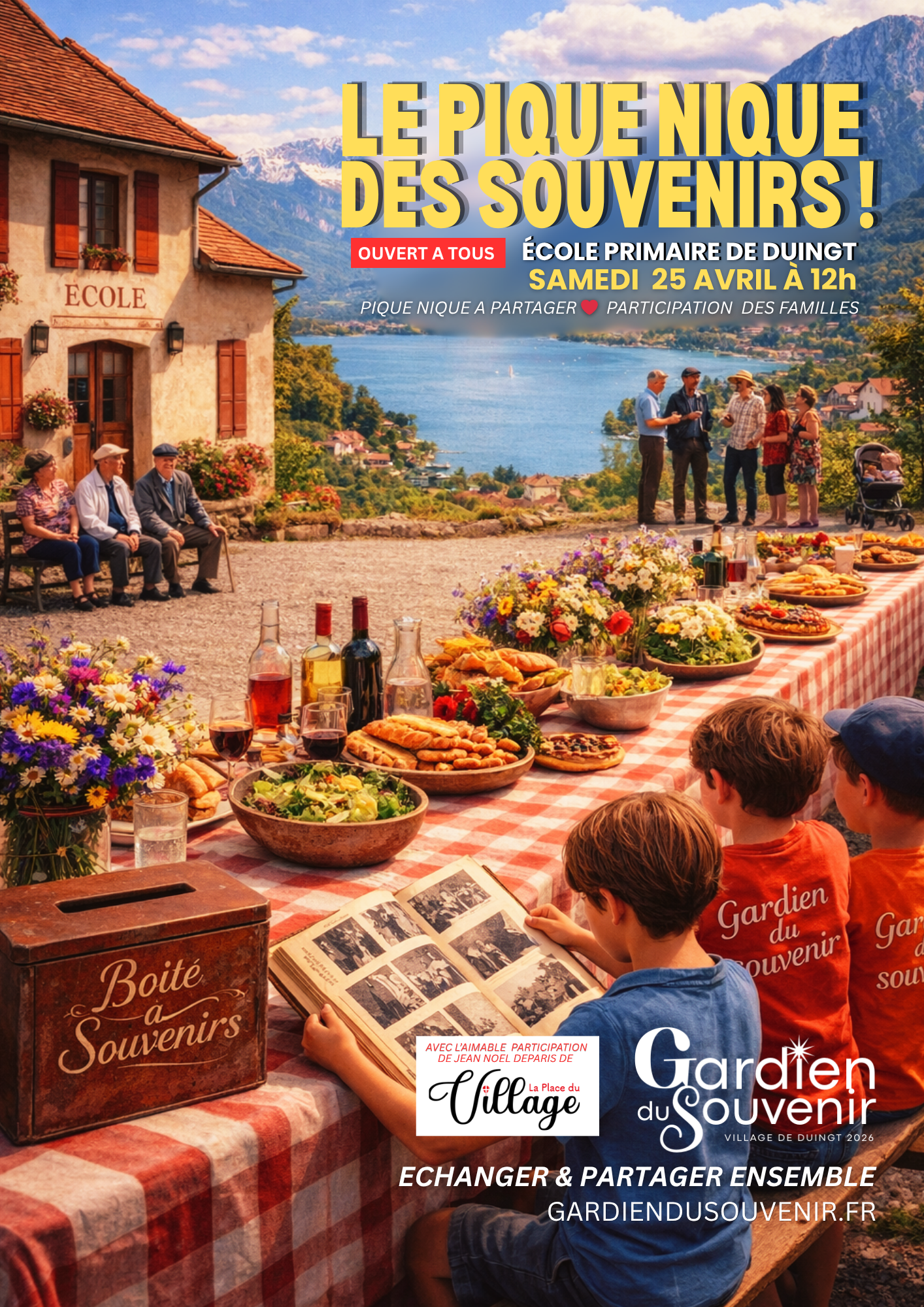 Le village se raconte : un pique-nique pour partager nos souvenirs
