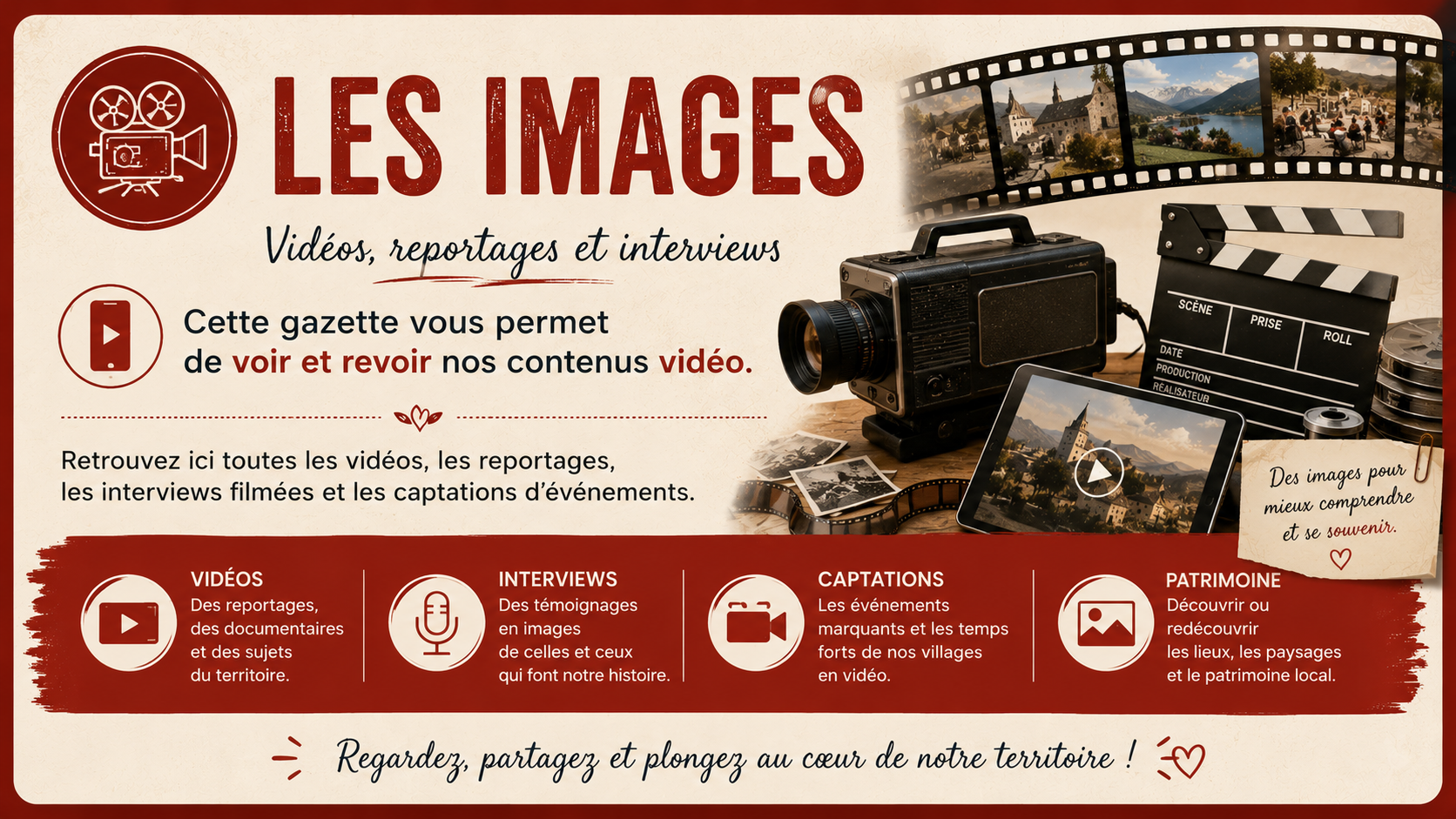 GAZETTE INTERACTIVE : IMAGES & VIDÉOS